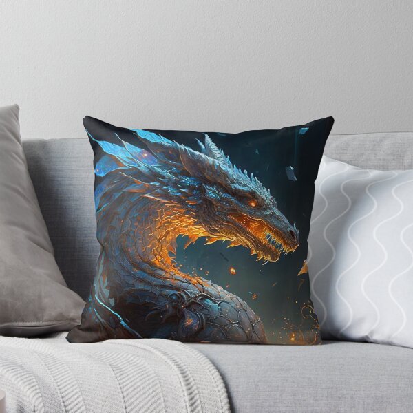 Item preview, Fierce Inferno A High-Detail Dragon Breathing Fire designed and sold by oanaunciuleanu.
