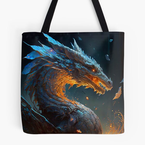 Item preview, Fierce Inferno A High-Detail Dragon Breathing Fire designed and sold by oanaunciuleanu.