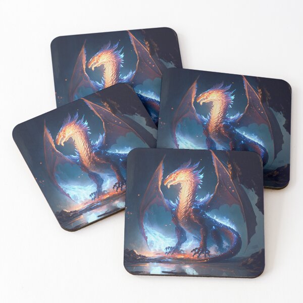 Item preview, Fierce Inferno A High-Detail Dragon Breathing Fire designed and sold by oanaunciuleanu.