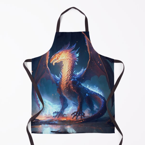Item preview, Fierce Inferno A High-Detail Dragon Breathing Fire designed and sold by oanaunciuleanu.