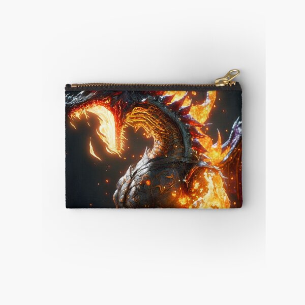 Item preview, Fierce Inferno A High-Detail Dragon Breathing Fire designed and sold by oanaunciuleanu.