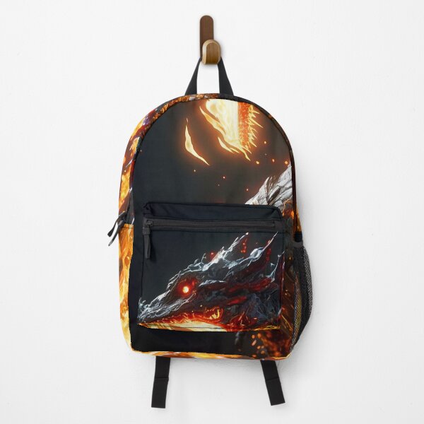 Item preview, Fierce Inferno A High-Detail Dragon Breathing Fire designed and sold by oanaunciuleanu.