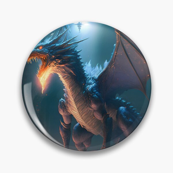 Item preview, Fierce Inferno A High-Detail Dragon Breathing Fire designed and sold by oanaunciuleanu.