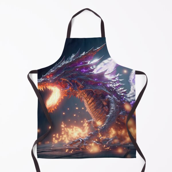Item preview, Fierce Inferno A High-Detail Dragon Breathing Fire designed and sold by oanaunciuleanu.