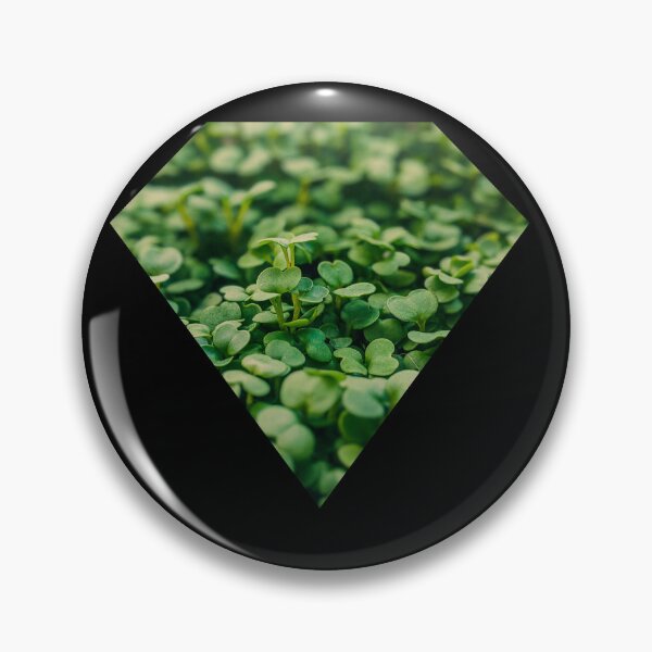 Item preview, Elegant Diamond-Shaped Microgreen Art designed and sold by Minnie3d.