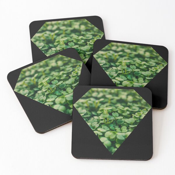 Item preview, Elegant Diamond-Shaped Microgreen Art designed and sold by Minnie3d.