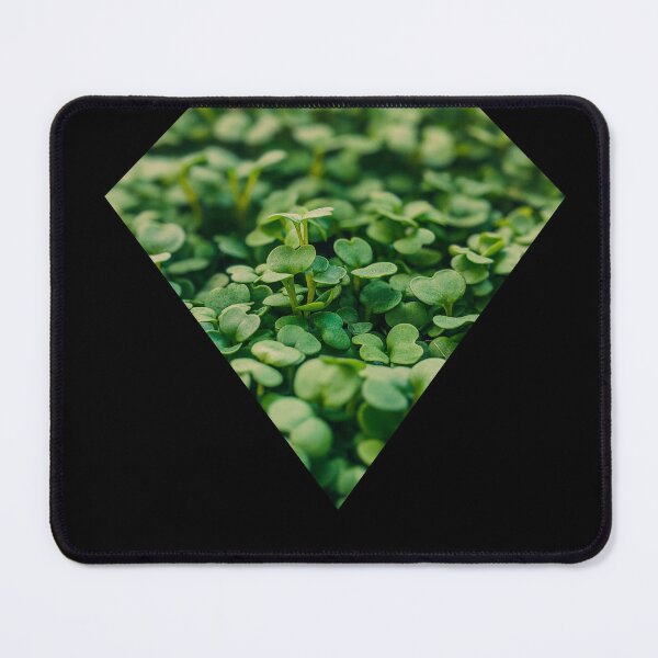 Item preview, Elegant Diamond-Shaped Microgreen Art designed and sold by Minnie3d.