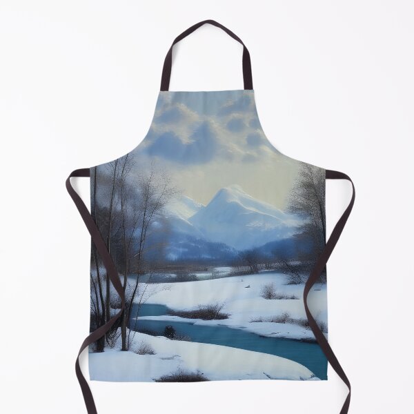 Item preview, Peaceful winter scene in the mountains designed and sold by DesertSkyPress.