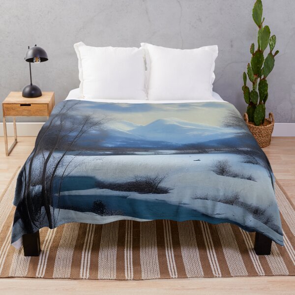 Item preview, Peaceful winter scene in the mountains designed and sold by DesertSkyPress.