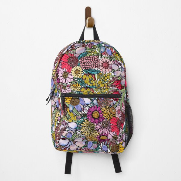 Item preview, Australian Summer Wildflower Garden Pattern designed and sold by Sketchbook Designs.