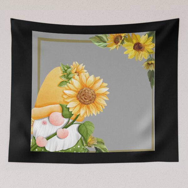 Item preview, Gnome and sunflowers designed and sold by therapymama.