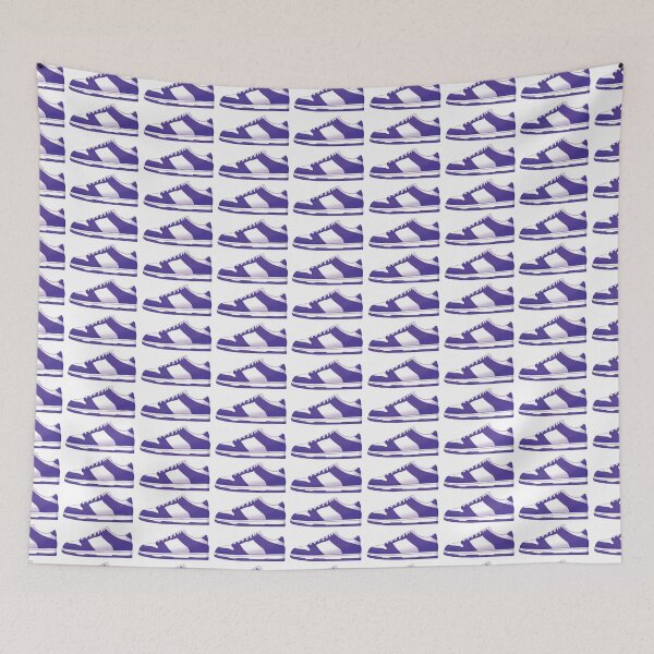 Item preview, Purple and White Sneakers Print designed and sold by overlychromatic.