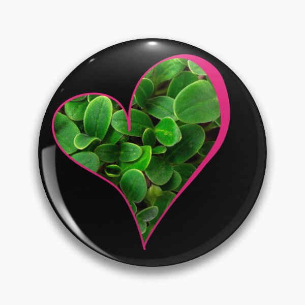Item preview, Elegant heart-Shaped Microgreen Art designed and sold by Minnie3d.