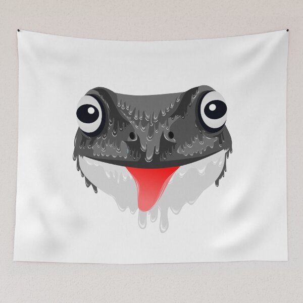 Item preview, Cute black Frog grime art designed and sold by AmsaOza.