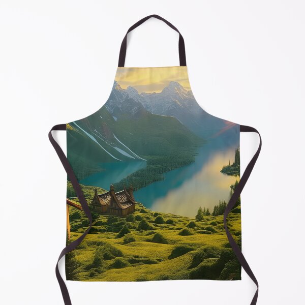 Item preview, Fantasy Mountains and a Sparkling Lake designed and sold by DreamyEscapism.