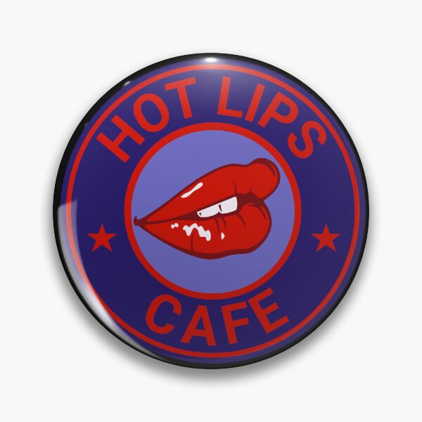 Item preview, Hot Lips Sexy Cafe Coffee Shop & Bakery Blue Variant designed and sold by DreamSwiftly.