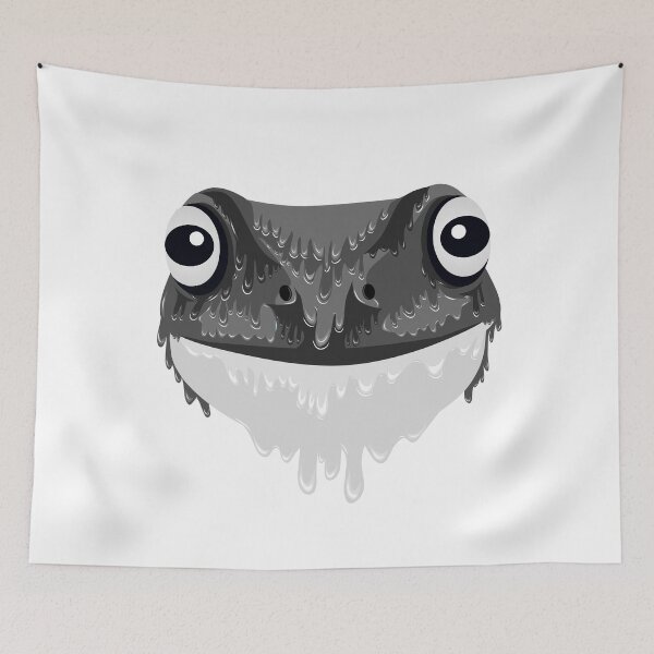 Item preview, black Frog grime art designed and sold by AmsaOza.