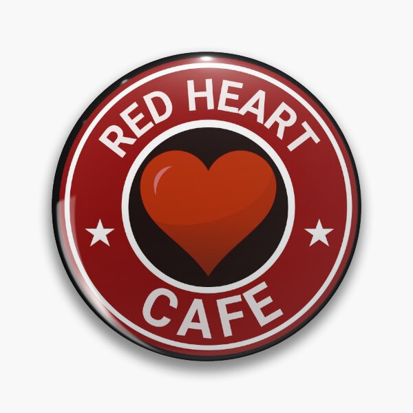 Item preview, Red Heart Valentine Cafe Coffee Shop & Bakery designed and sold by DreamSwiftly.