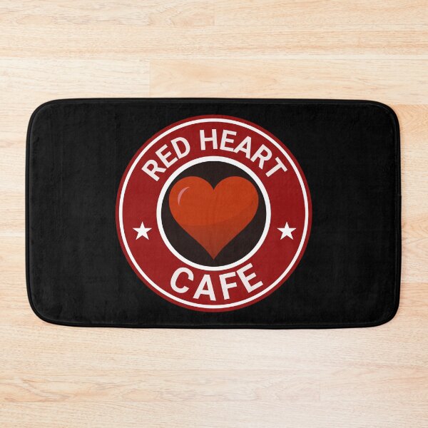 Item preview, Red Heart Valentine Cafe Coffee Shop & Bakery designed and sold by DreamSwiftly.