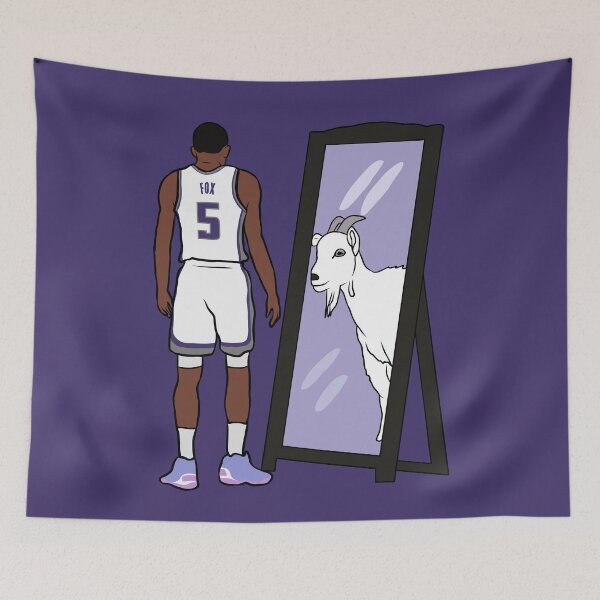 Item preview, De'Aaron Fox Mirror GOAT designed and sold by RatTrapTees.