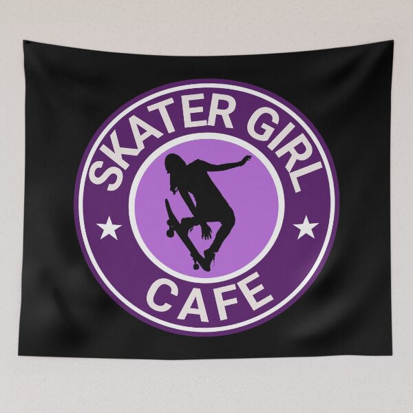 Item preview, Skater Girl Cafe Coffee Shop & Bakery Variant designed and sold by DreamSwiftly.