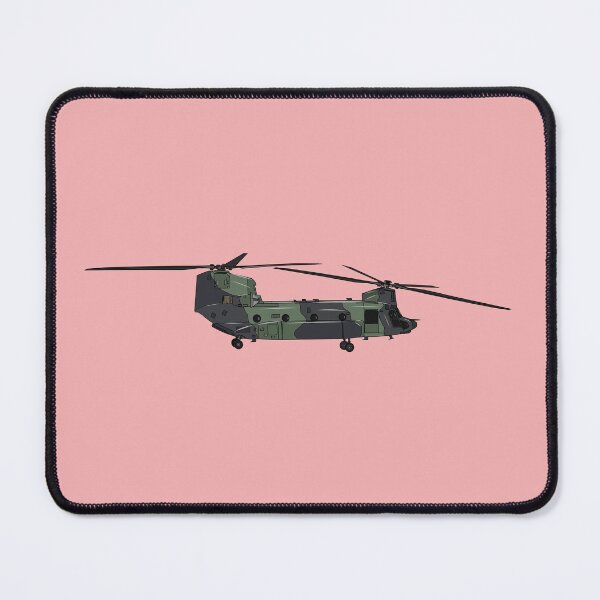 Item preview, Chinook army helicopter cartoon illustration designed and sold by Misscartoon.