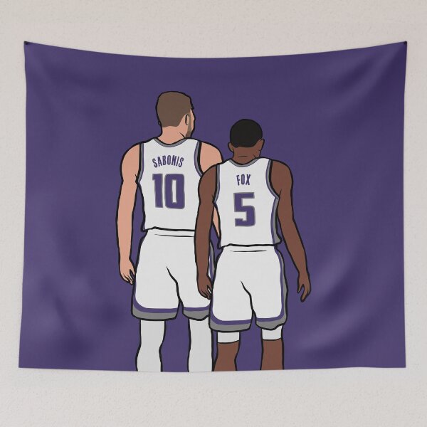 Item preview, Domantas Sabonis & De'Aaron Fox Back-To designed and sold by RatTrapTees.
