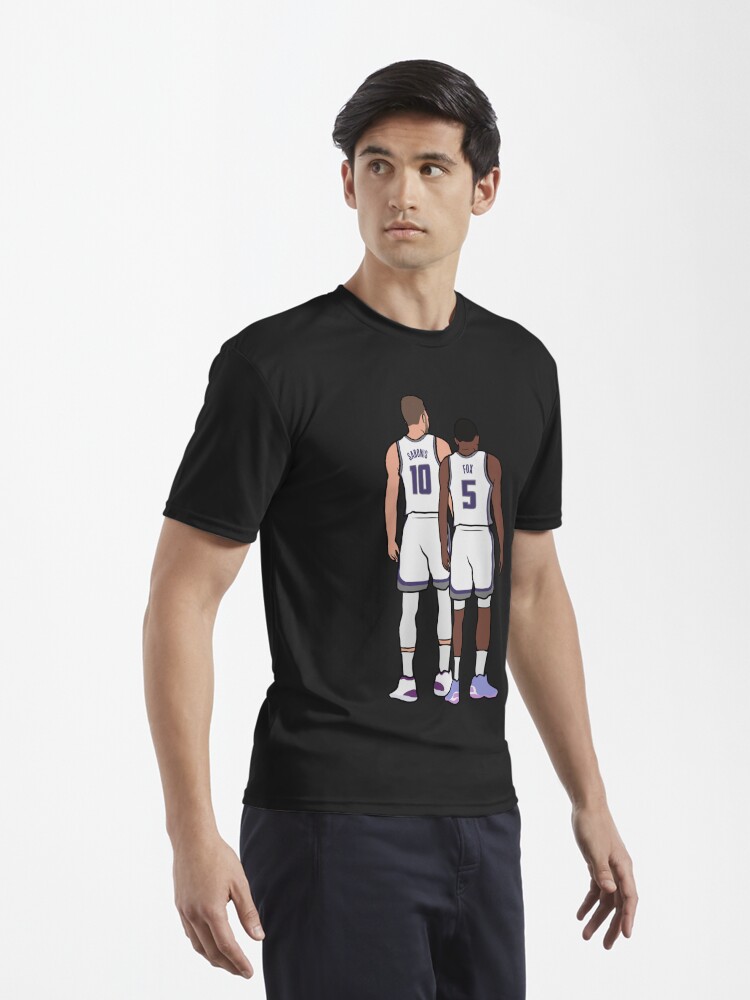 rattraptees Domantas Sabonis and De'Aaron Fox Back-to T-Shirt