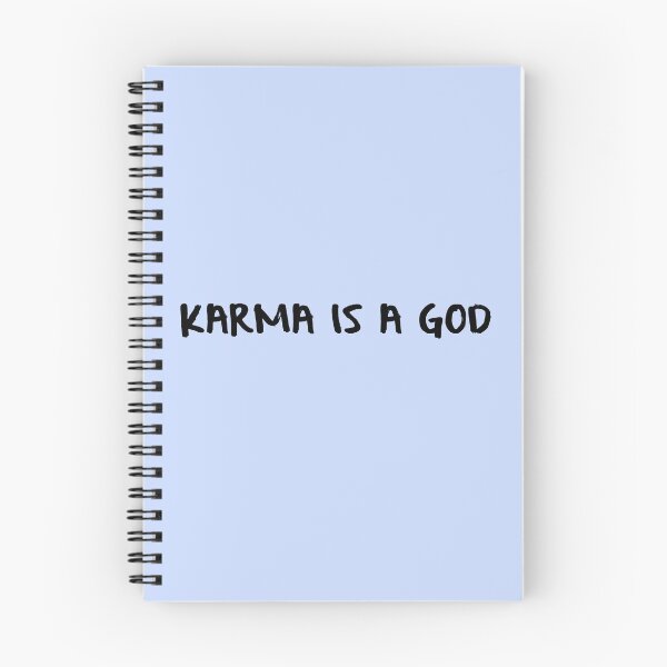 Artikelvorschau, karma is a god text entworfen und verkauft von nowvacant.
