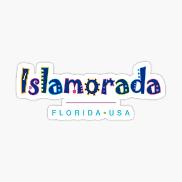 Item preview, Islamorada Florida Keys Tropical Type design designed and sold by Futurebeachbum.