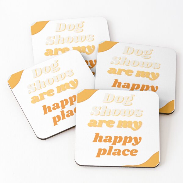 Item preview, Dog Shows are my Happy Place Retro designed and sold by ShowDogMom.