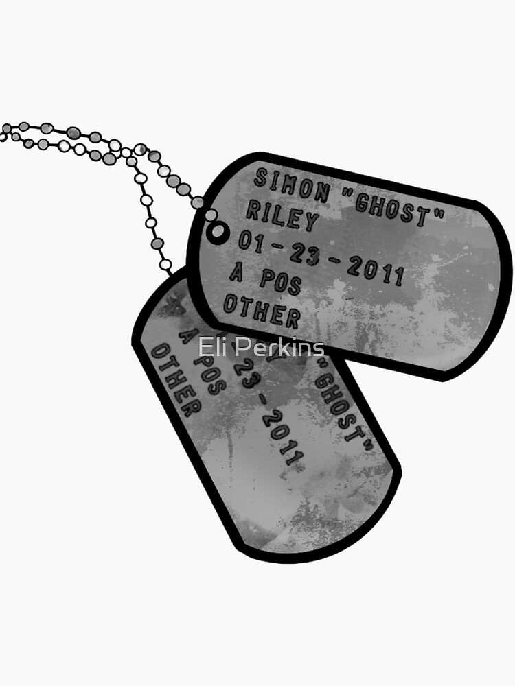 Ghost dog tag sale