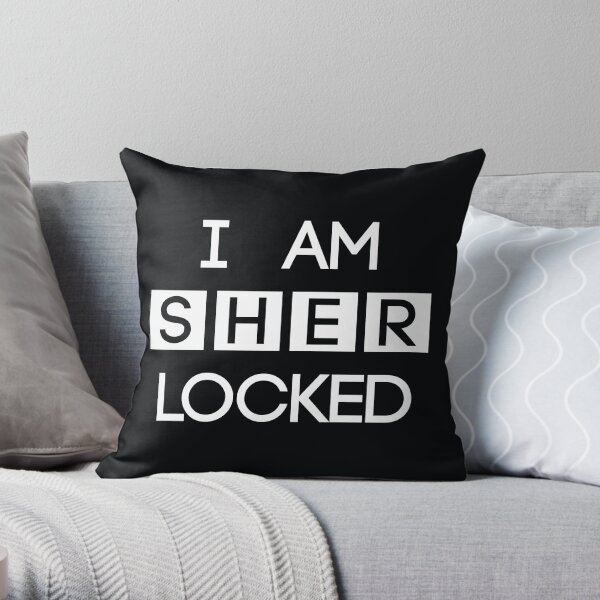 Sherlocked Throw Pillow