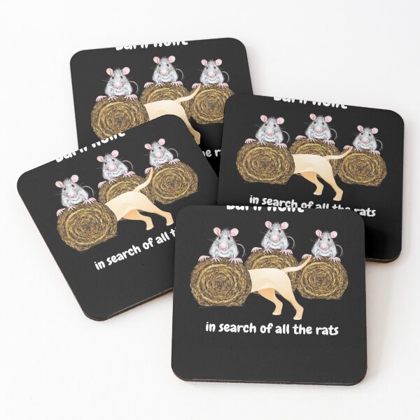 Item preview, Funny Barn Hunt - in search of all the rats with a Yellow Labrador Retriever designed and sold by Just4doglovers.