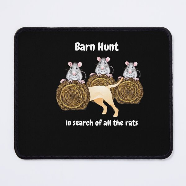 Item preview, Funny Barn Hunt - in search of all the rats with a Yellow Labrador Retriever designed and sold by Just4doglovers.