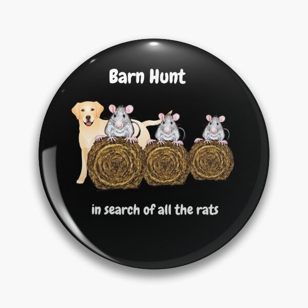 Item preview,  Funny Barn Hunt - in search of all the rats with a Yellow Labrador Retriever buddy designed and sold by Just4doglovers.