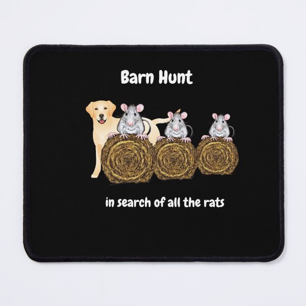 Item preview,  Funny Barn Hunt - in search of all the rats with a Yellow Labrador Retriever buddy designed and sold by Just4doglovers.