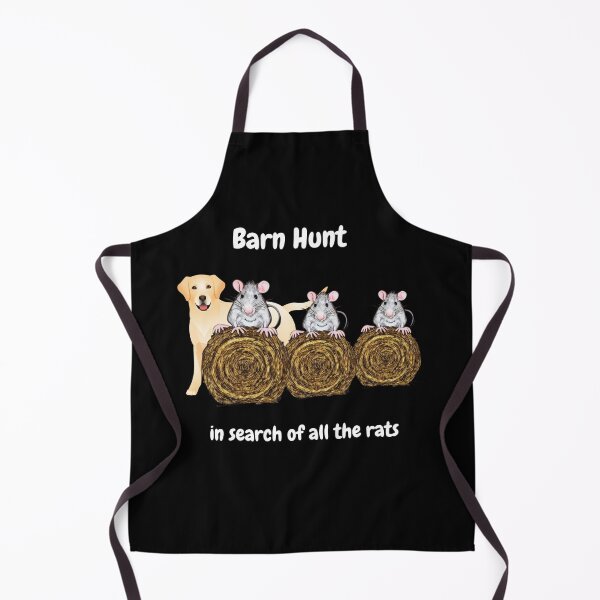 Item preview,  Funny Barn Hunt - in search of all the rats with a Yellow Labrador Retriever buddy designed and sold by Just4doglovers.
