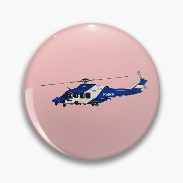 Item preview, Police helicopter cartoon illustration designed and sold by Misscartoon.