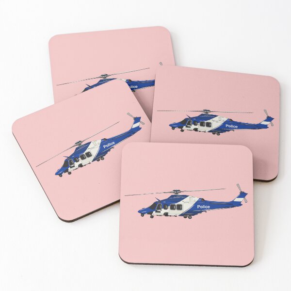 Item preview, Police helicopter cartoon illustration designed and sold by Misscartoon.