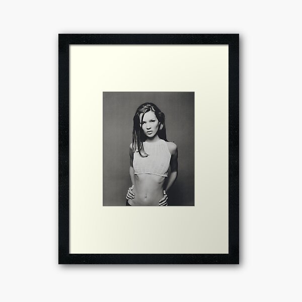 Item preview, KATE MOSS FASHION PHOTOGRAPHY 90s Black and white Editorial  designed and sold by HoneymoonHotel.