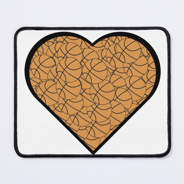 Item preview, Basketball Heart Love Design designed and sold by cmd-art.