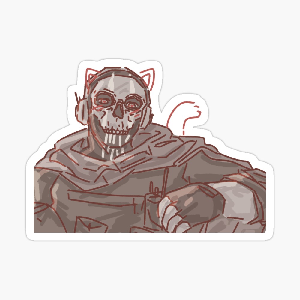 Simon Ghost Riley Sticker for Sale by omaromalakian