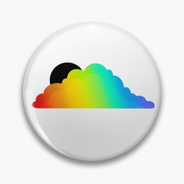 Item preview, Graphic Rainbow Clouds on White designed and sold by PaperRain.