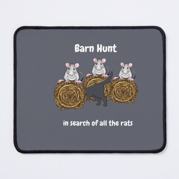 Item preview,  Funny Barn Hunt - in search of all the rats with a Black Labrador Retriever designed and sold by Just4doglovers.