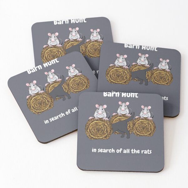 Item preview,  Funny Barn Hunt - in search of all the rats with a Black Labrador Retriever designed and sold by Just4doglovers.