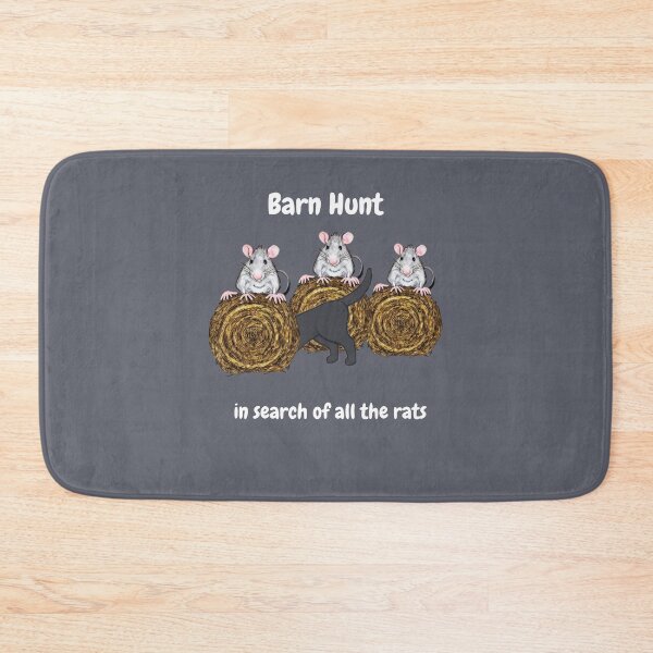 Item preview,  Funny Barn Hunt - in search of all the rats with a Black Labrador Retriever designed and sold by Just4doglovers.