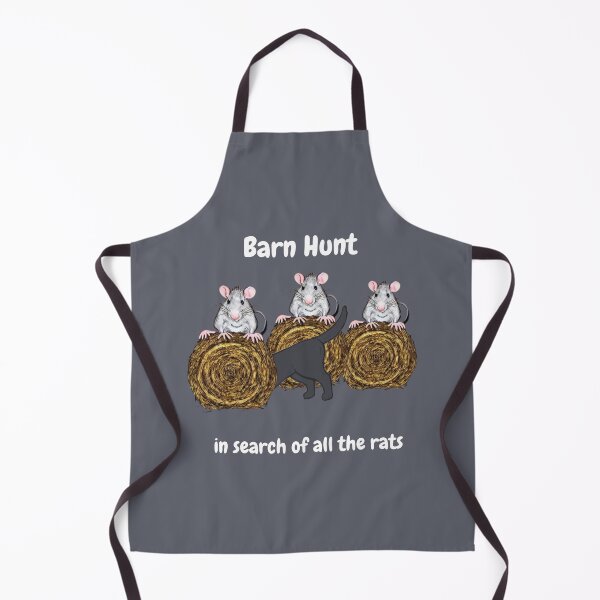 Item preview,  Funny Barn Hunt - in search of all the rats with a Black Labrador Retriever designed and sold by Just4doglovers.