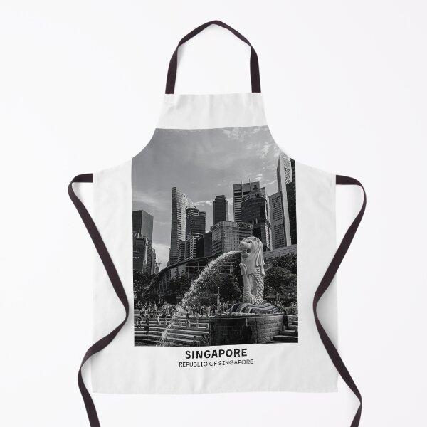 Item preview, Singapore City Republic of Singapore Dorm Room Essentials Minimalist Poster Design  designed and sold by SirajDecors.