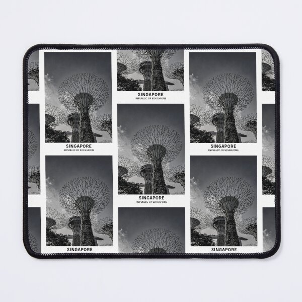 Item preview, Singapore City Republic of Singapore Dorm Room Essentials Minimalist Poster Design designed and sold by SirajDecors.